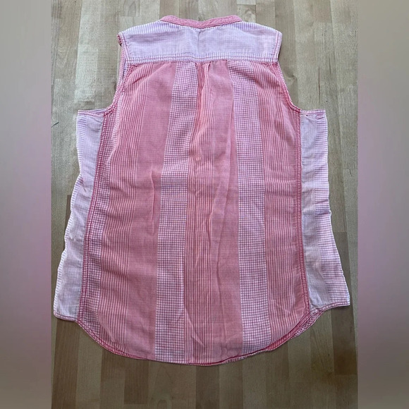 Woolrich Women's Conundrum Eco Rich Sleeveless Shirt Teaberry Size Medium Pink - Picture 12 of 16